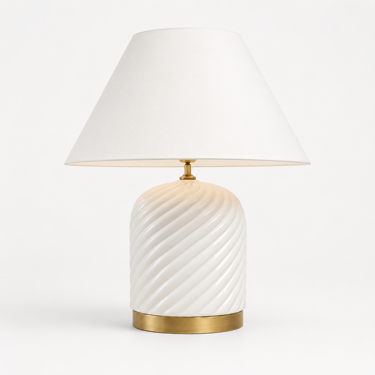 SAVONA TABLE LAMP - WHITE CERAMIC