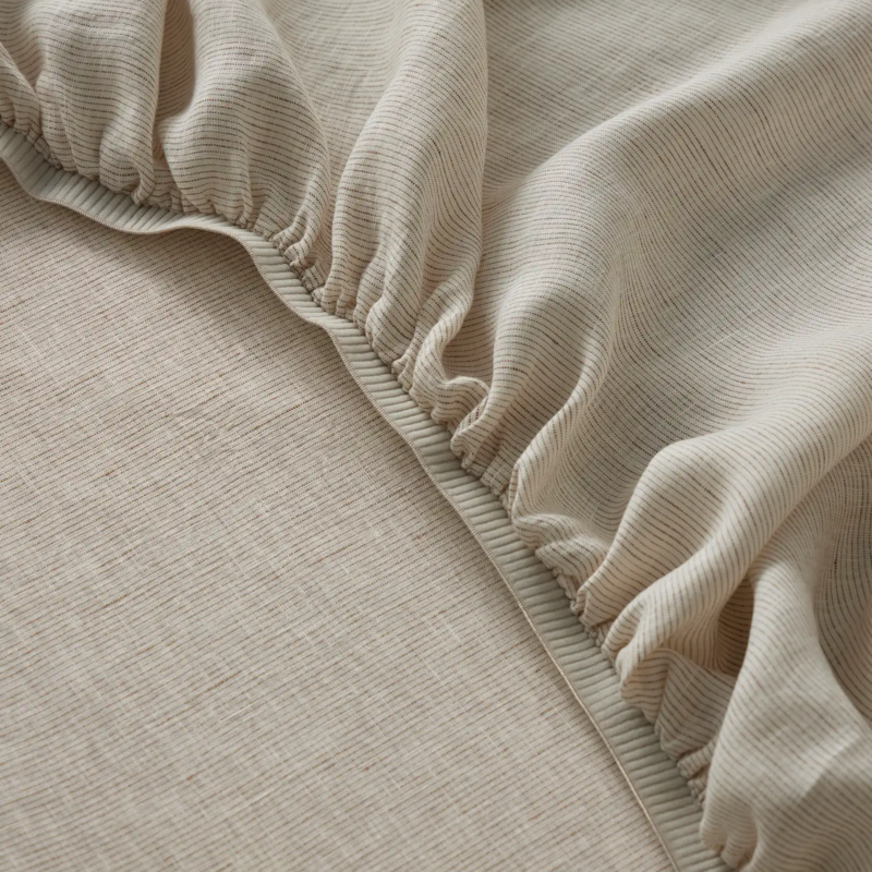 Sova Fitted Sheet Savanna Pinstripe