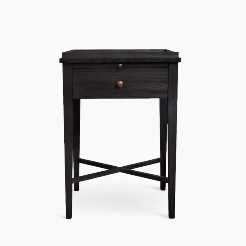 Saskia Bedside Table Black