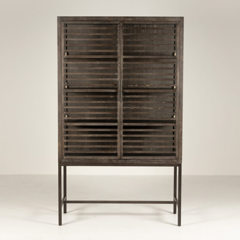 Slatted Display Cabinet