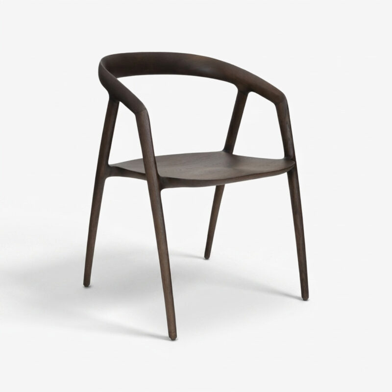 Soho Dining Chair Dark Walnut