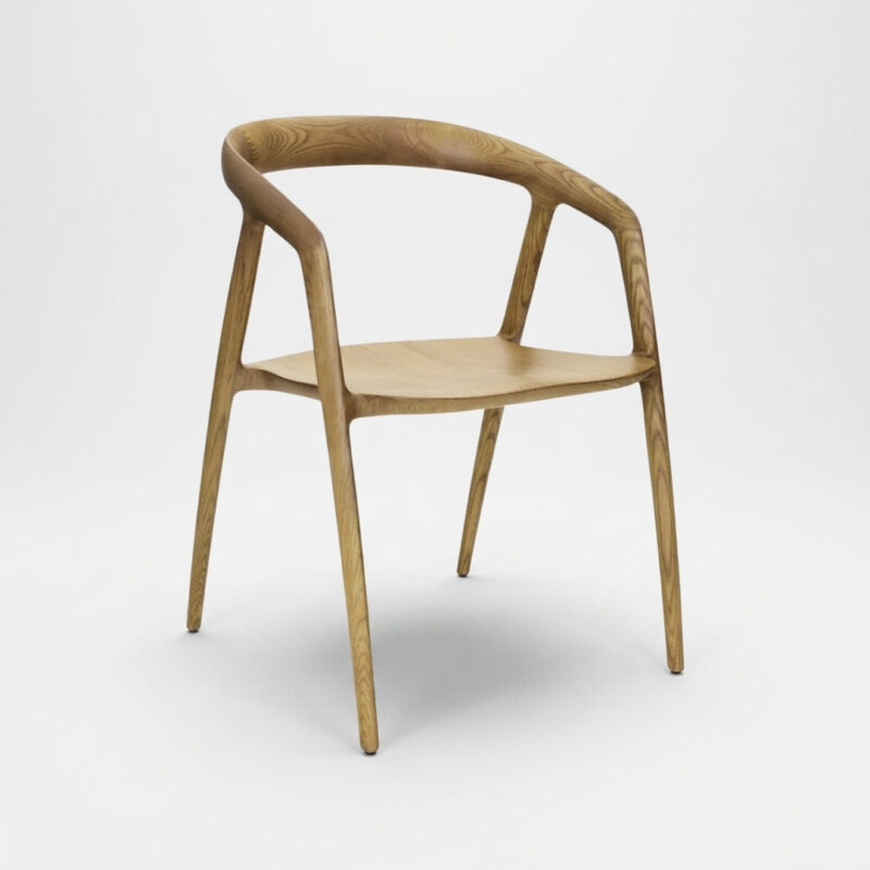 Soho Dining Chair Light Walnut