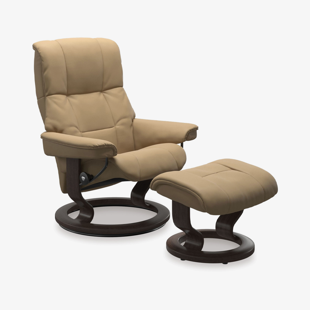 Stressless® Mayfair Leather Recliner - 3 Sizes Available - Classic Base