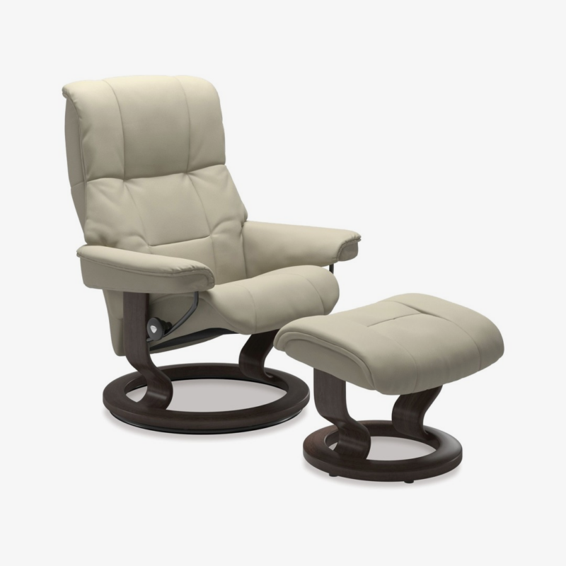 Stressless® Mayfair Medium Leather Recliner - Classic Base