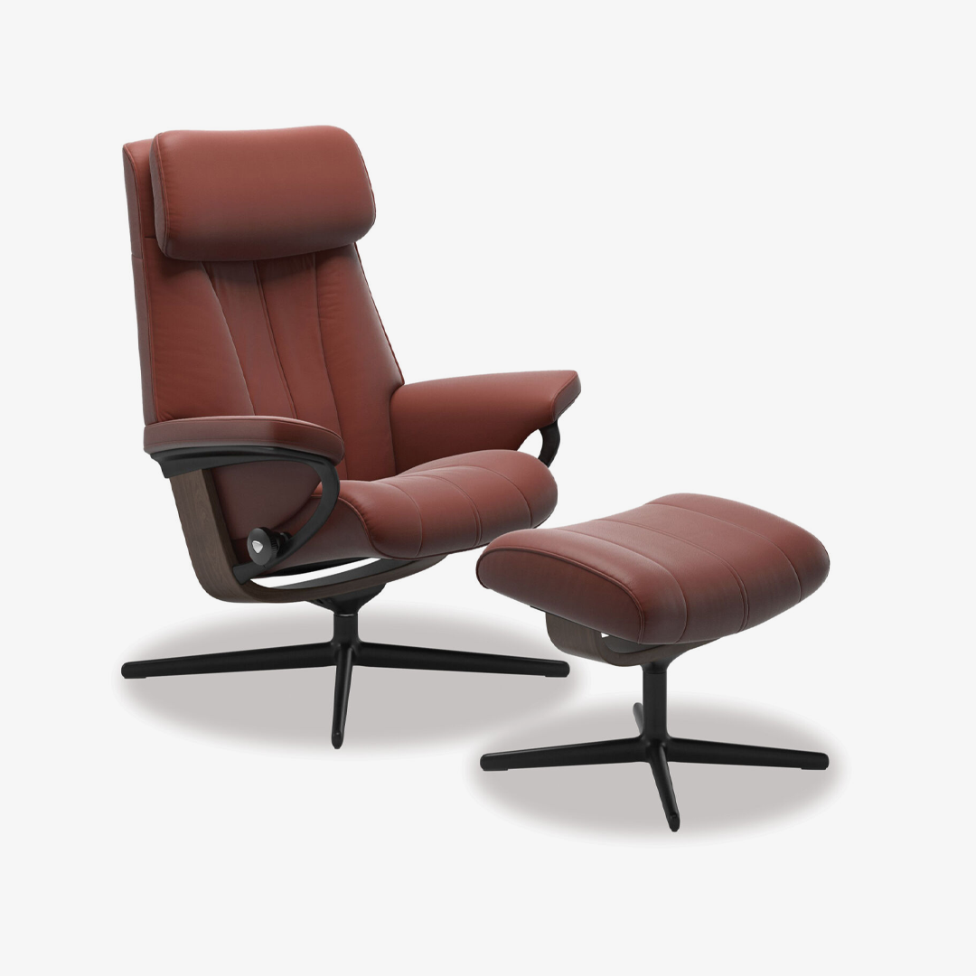 Stressless® Paul Large Leather Recliner - Cross Base