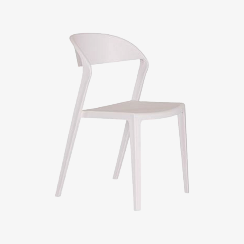 Studio Outdoor Dining Chair (White)