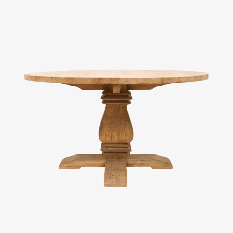 Mulhouse Round Elm Dining Table - 120cm