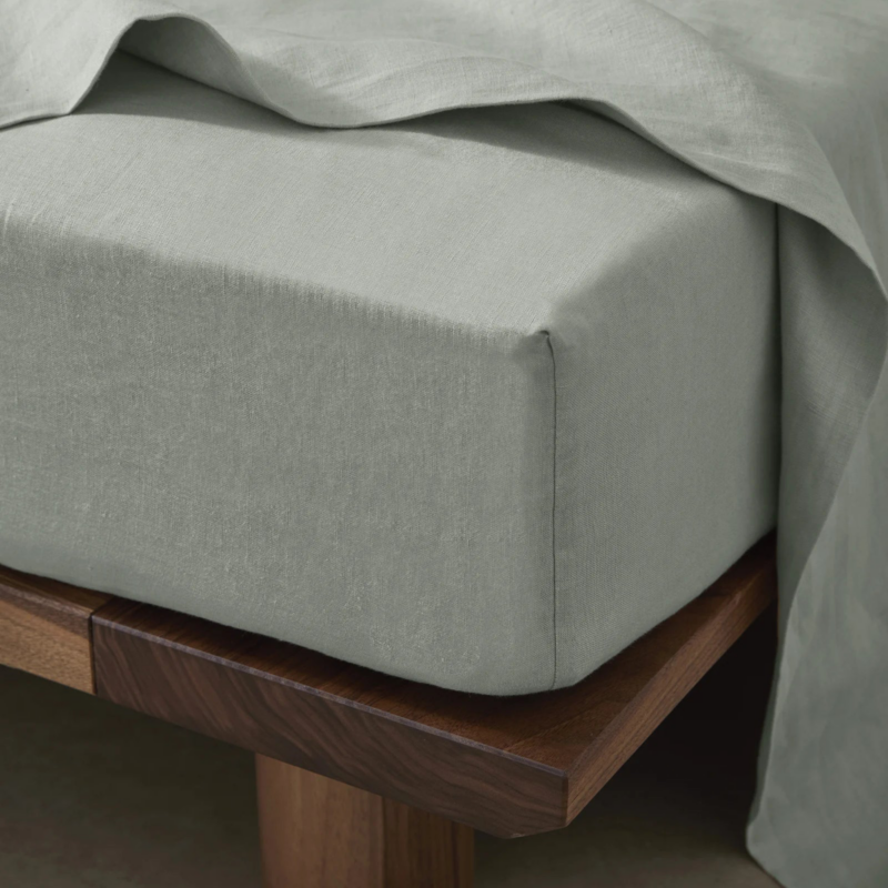 Ravello Fitted Sheet Sage