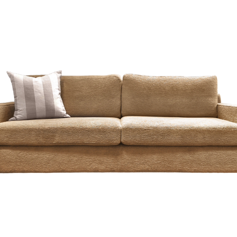 VERVE 3 SEATER SOFA ST MORTIZ CAMEL