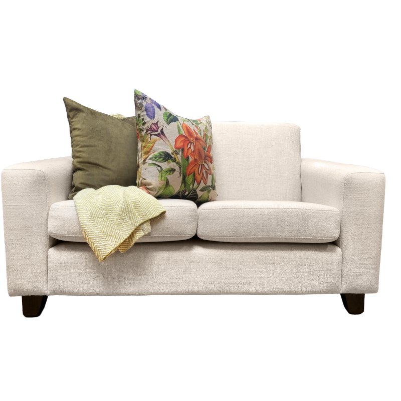ZARRA 2 SEATER SOFA ALABASTER