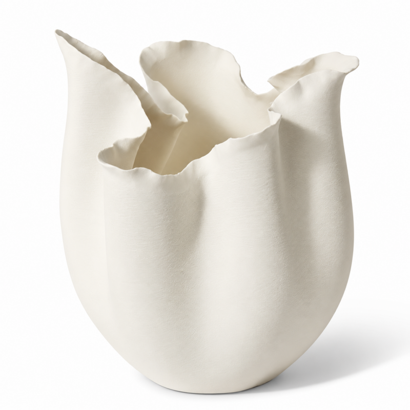 ARTRID VASE MEDIUM IVORY