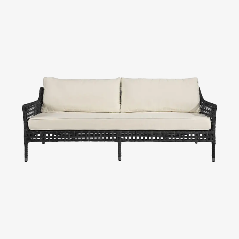 SANTA MONICA 3 Seater Sofa – Classic Black