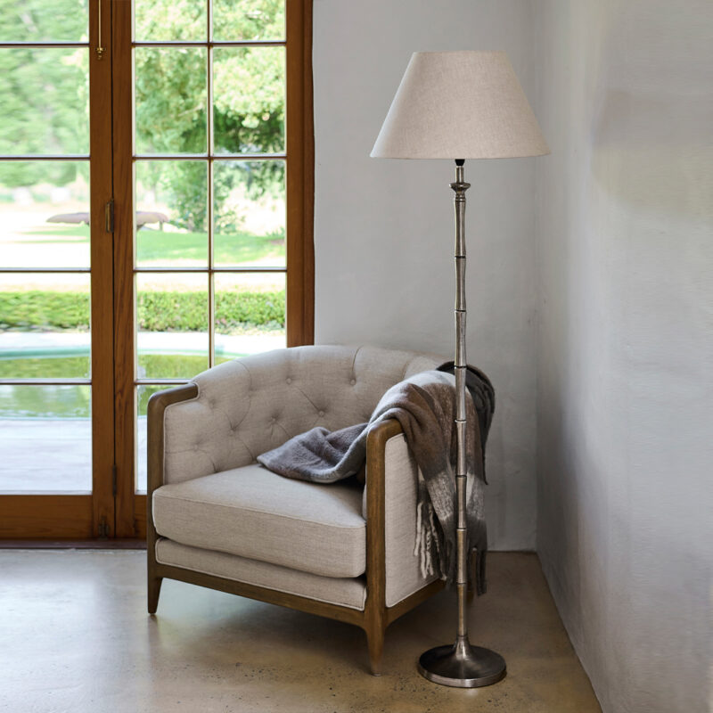 Carlos Bamboo Floor Lamp