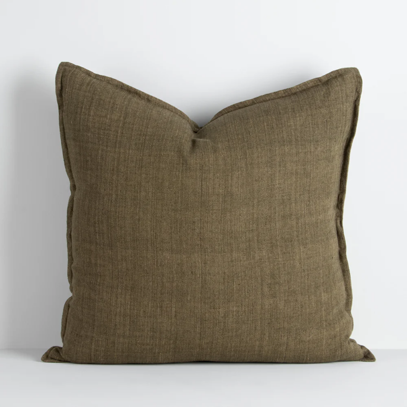 CASSIE CUSHION MILITARY 550mm X 550mm