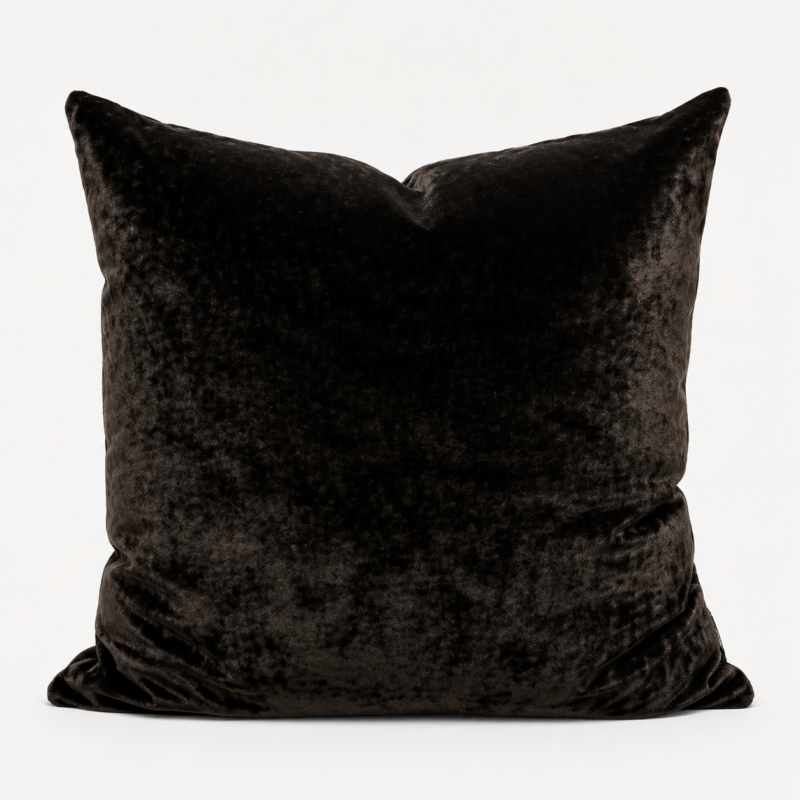 SCATTER CUSHION 550 x 550 VELVET CHARCOAL