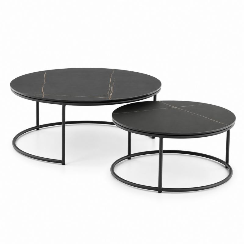 POP OUTDOOR NESTING TABLE CHARCOAL