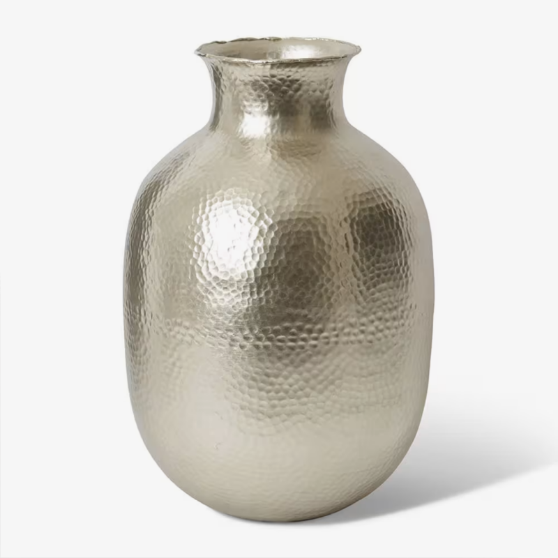 Chadwick Vase Silver - 24 x 24 x 38cm