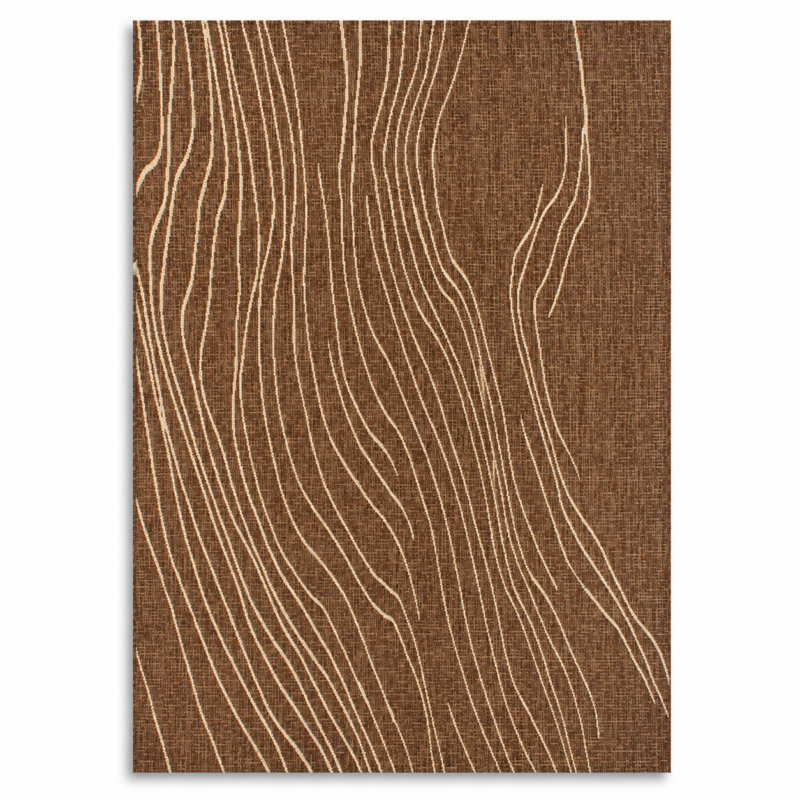 Rivers Teak Floor Rug
