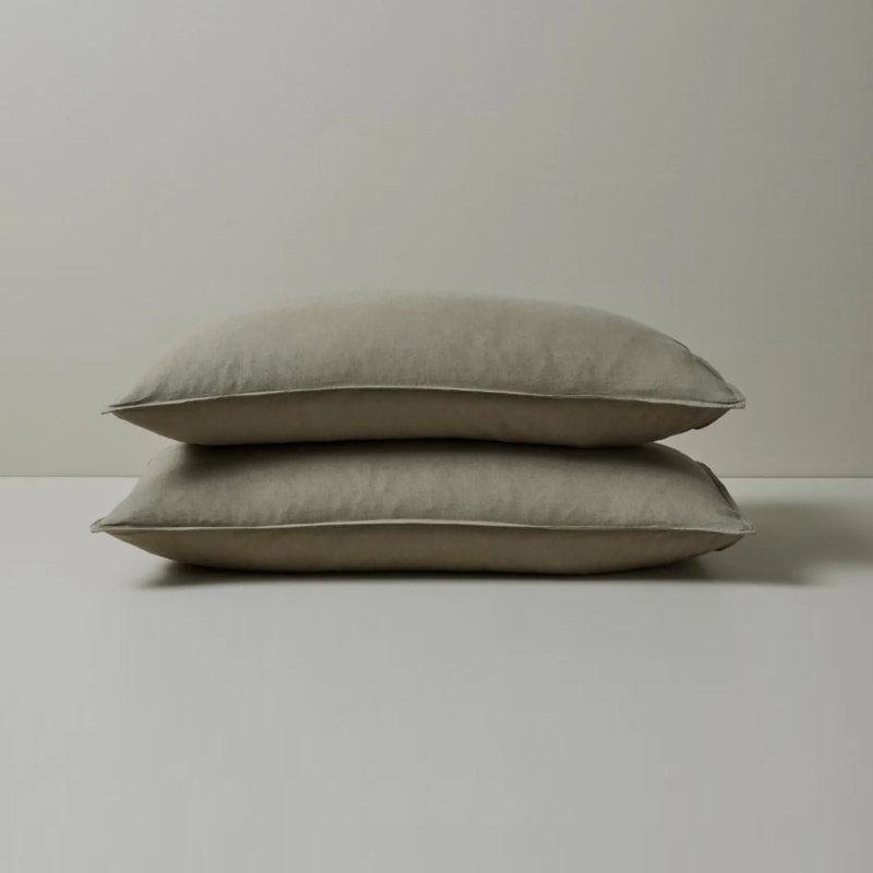 Ravello Pillowcase Set Caper