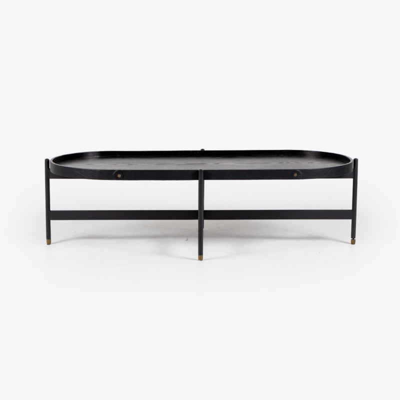 Haywood Oval Coffee Table Black