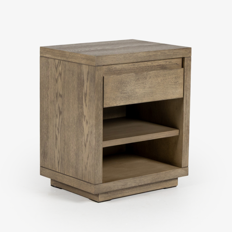 HUNTER Bedside table Grey