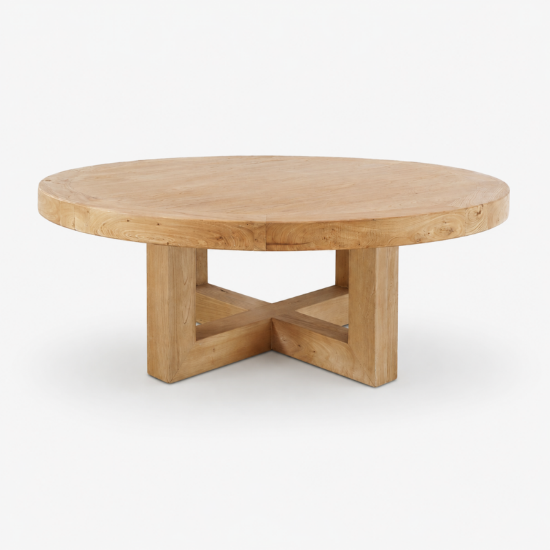 Marlow Round Coffee Table Natural Elm