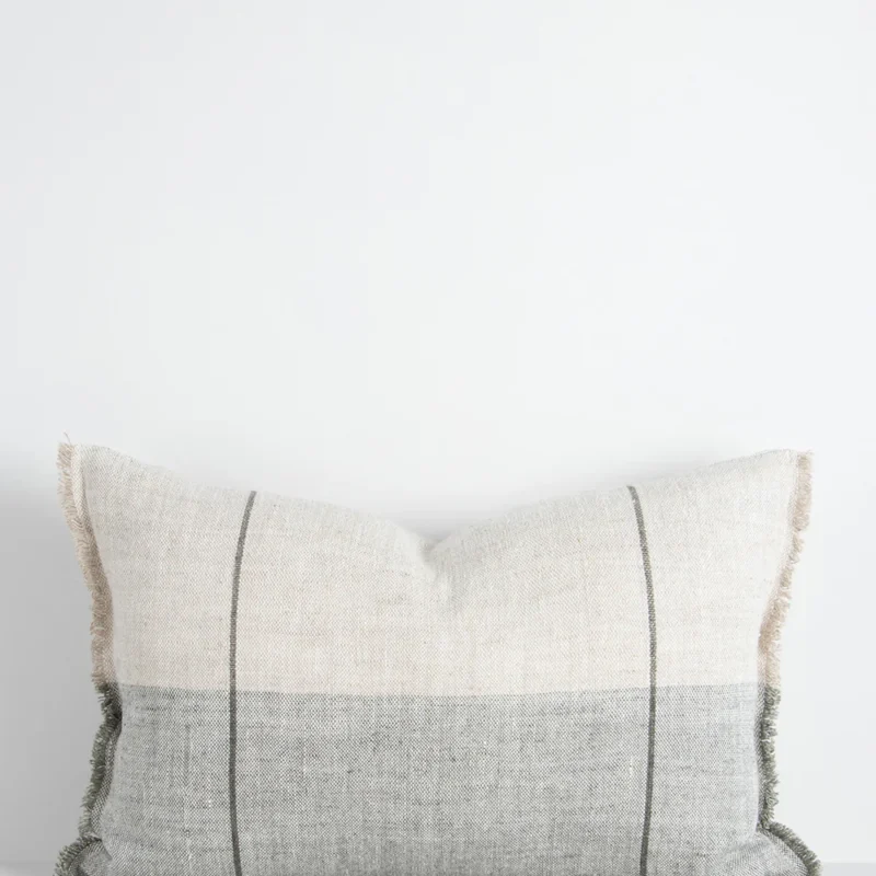 OLIVER CUSHION SAGE 400mm X 600mm