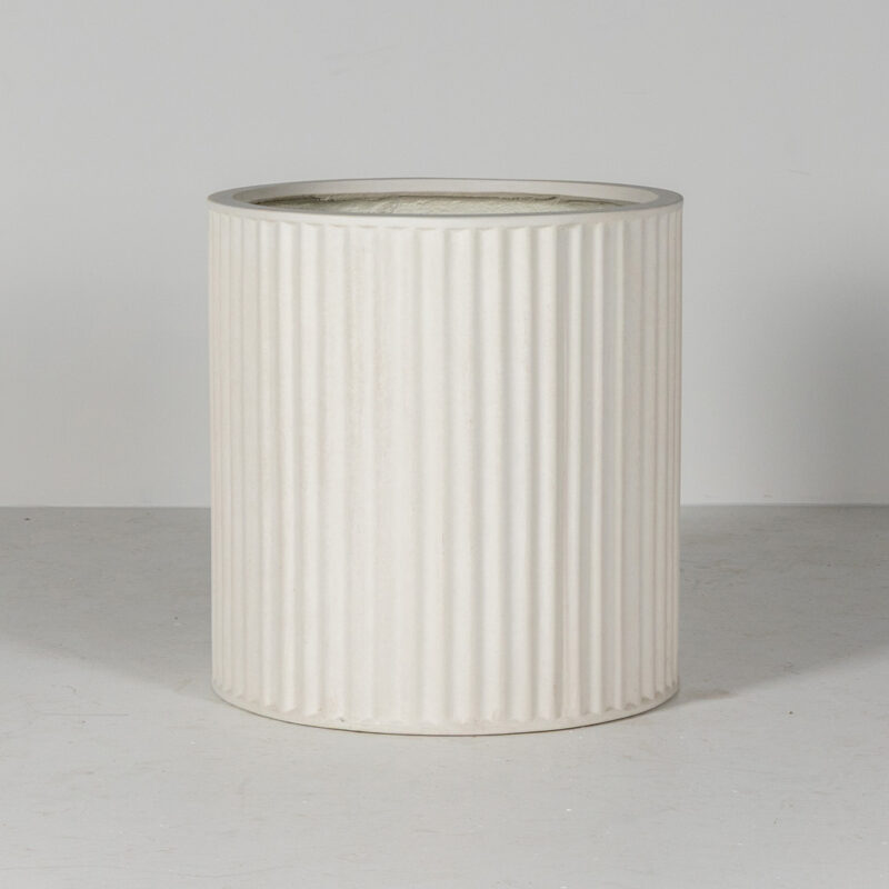 Piako Ribbed Cylinder Planter