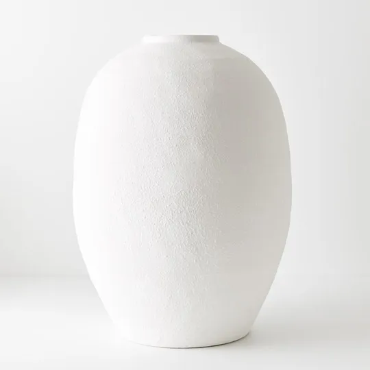 Baila Decorative White Pot