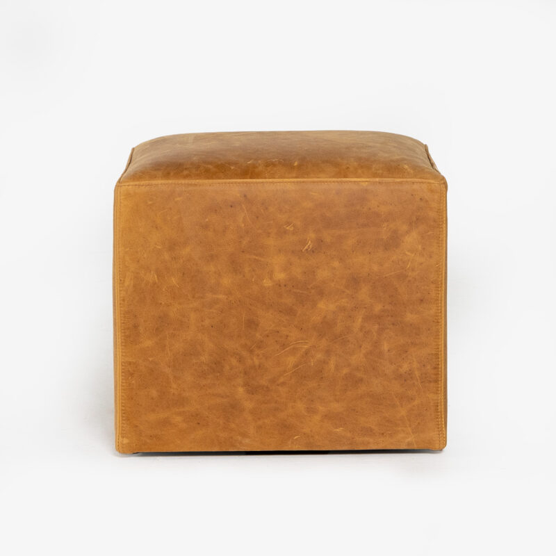 SOHO SQUARE OTTOMAN COGNAC