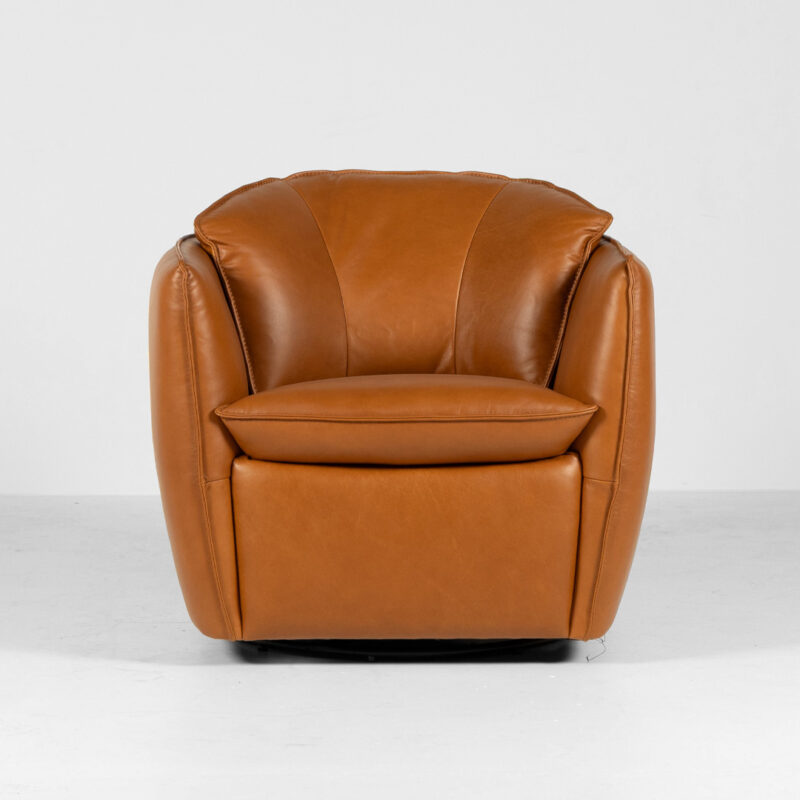 Rubic Swivel Chair - Leather
