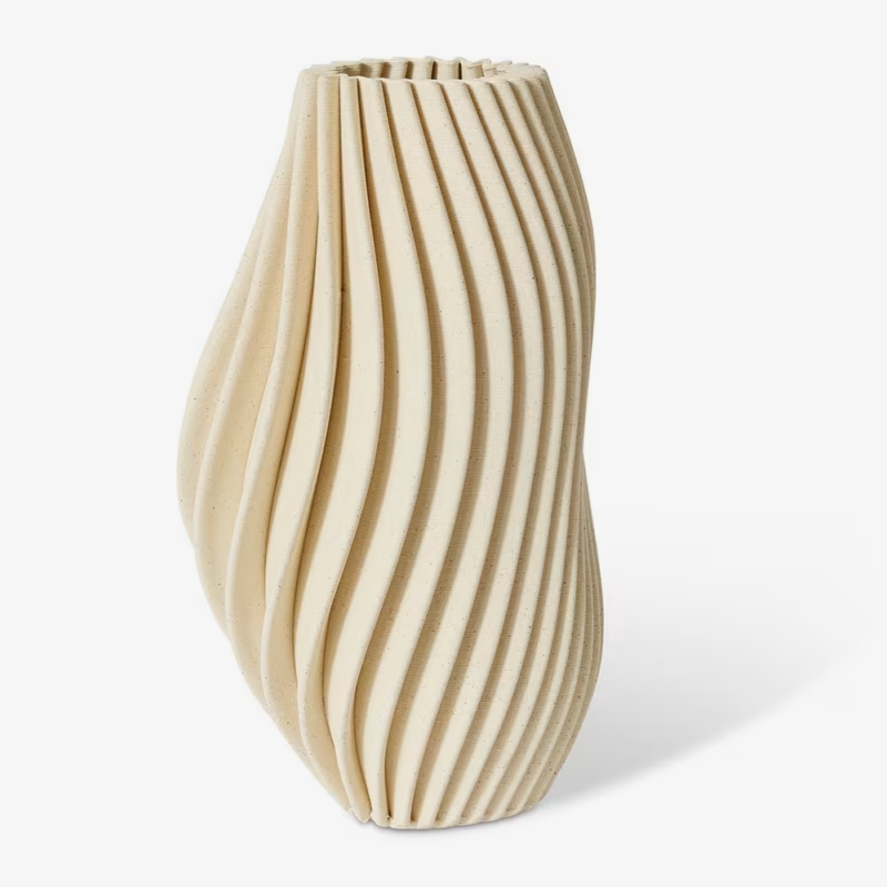 Alek Vase Medium Cream