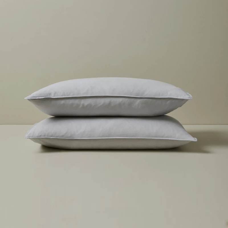 Ravello Pillowcase Set Silver